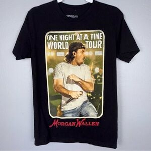 Morgan Wallen Graphic T-Shirt Mens S Black One Night At A Time World Tour 2023